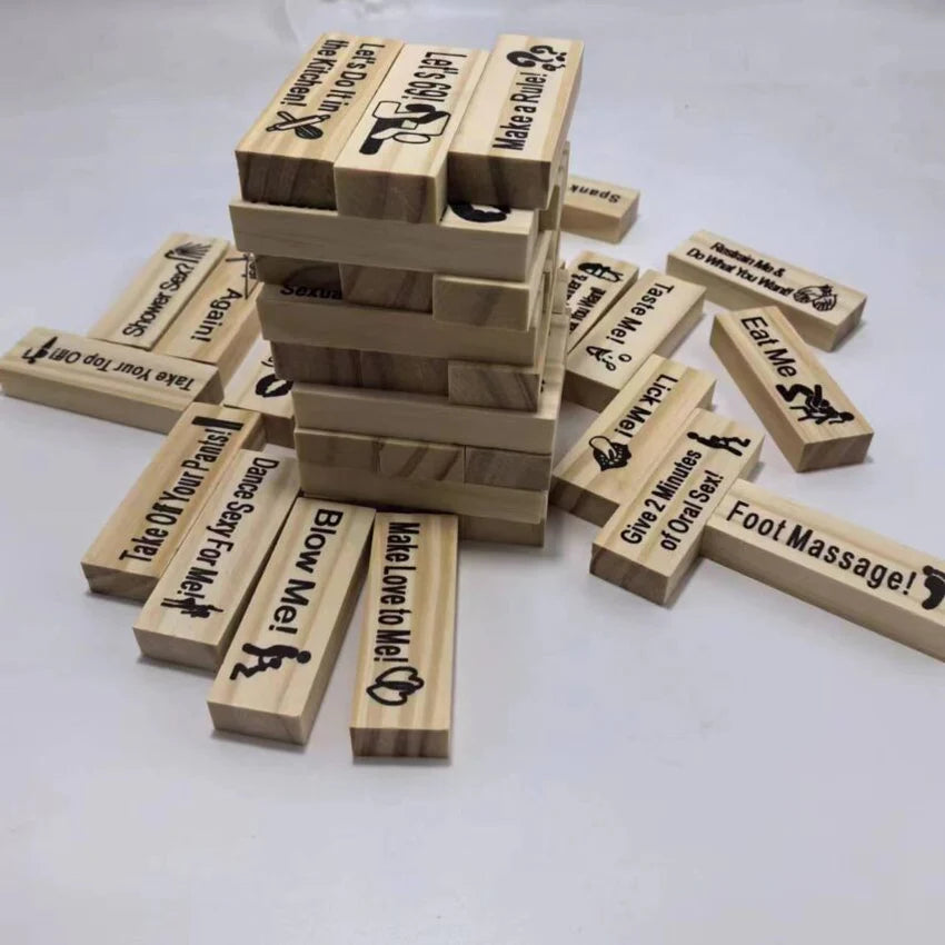 LOVNTI™ Couple Games Block Tower