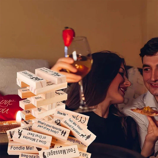 LOVNTI™ Couple Games Block Tower