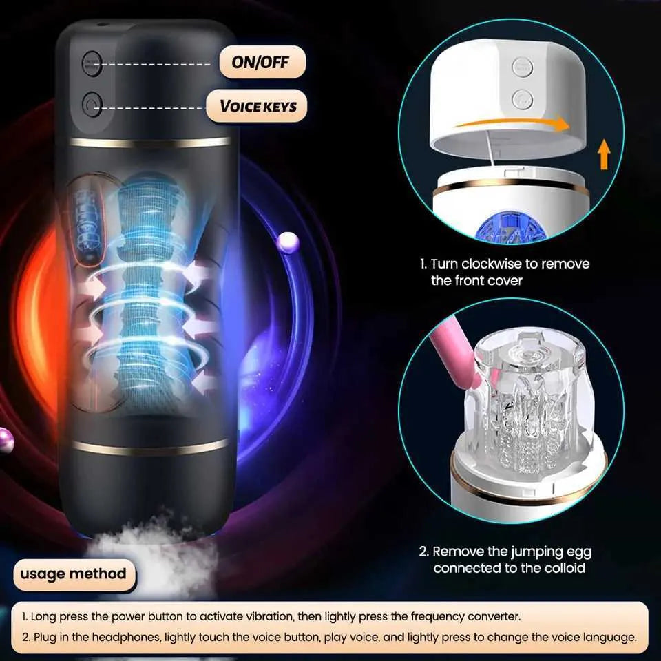 Automatic Male Masturbation Cup Intelligent Voice Mens Masturbator
