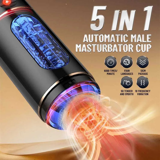 Automatic Male Masturbation Cup Intelligent Voice Mens Masturbator