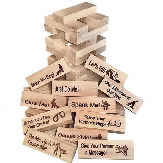 LOVNTI™ Couple Games Block Tower